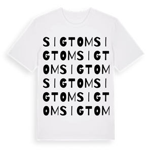 Sigtom ordlek t-shirt – ekologisk bomull t-shirt från Pinshirt