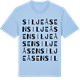 Blue Soul t-shirt med Siljeåsen ordlek t-shirt