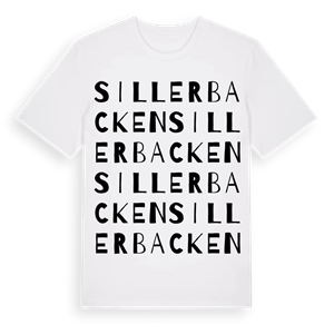 Sillerbacken ordlek t-shirt – ekologisk bomull t-shirt från Pinshirt