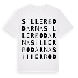 Sillerbodarna ordlek t-shirt – ekologisk bomull t-shirt från Pinshirt