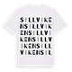 Sillviken ordlek t-shirt