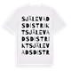 Själevads distrikt ordlek t-shirt