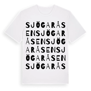 Sjögaråsen ordlek t-shirt – ekologisk bomull t-shirt från Pinshirt