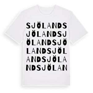 Sjöland ordlek t-shirt – ekologisk bomull t-shirt från Pinshirt