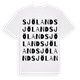 Sjöland ordlek t-shirt