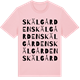 Pink Cotton t-shirt med Skälgården ordlek t-shirt