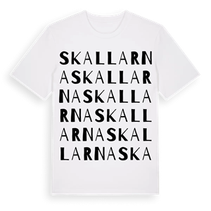 Skallarna ordlek t-shirt – ekologisk bomull t-shirt från Pinshirt