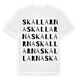 Skallarna ordlek t-shirt