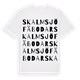 Skalmsjö fäbodar ordlek t-shirt