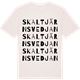 Vintage White t-shirt med Skaltjärnsvedjan ordlek t-shirt