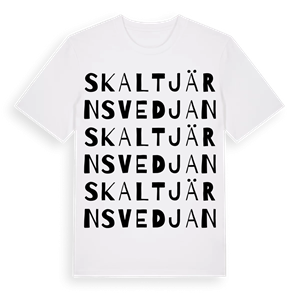 Skaltjärnsvedjan ordlek t-shirt – ekologisk bomull t-shirt från Pinshirt