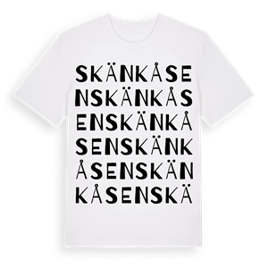 Skänkåsen ordlek t-shirt – ekologisk bomull t-shirt från Pinshirt