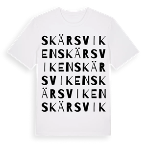 Skärsviken ordlek t-shirt – ekologisk bomull t-shirt från Pinshirt