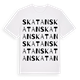 Skatan ordlek t-shirt