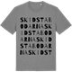 Mid Heather Gray t-shirt med Skidstabodarna ordlek t-shirt