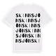 Skinnsjön ordlek t-shirt