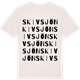 Vintage White t-shirt med Skivsjön ordlek t-shirt