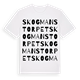 Skogmanstorpet ordlek t-shirt