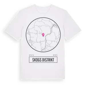 Skogs Distrikt t-shirt – ekologisk bomull t-shirt från Pinshirt
