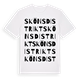 Sköns distrikt ordlek t-shirt