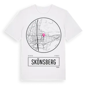 Skönsberg t-shirt – ekologisk bomull t-shirt från Pinshirt
