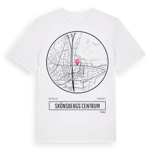 Skönsbergs Centrum t-shirt – ekologisk bomull t-shirt från Pinshirt