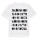 Skönsmons industriområde ordlek t-shirt