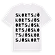 Skortsjö ordlek t-shirt
