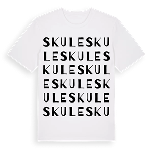 Skule ordlek t-shirt – ekologisk bomull t-shirt från Pinshirt