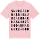 Pink Cotton t-shirt med Skureåbodarna ordlek t-shirt