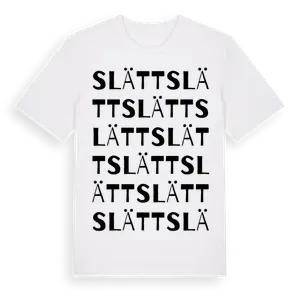 Slätt ordlek t-shirt – ekologisk bomull t-shirt från Pinshirt