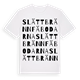 White t-shirt med Slättbrännfäbodarna ordlek t-shirt
