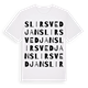 Slirsvedjan ordlek t-shirt