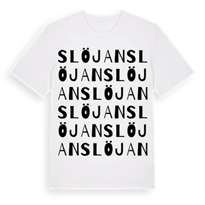 Slöjan ordlek t-shirt – ekologisk bomull t-shirt från Pinshirt
