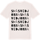 Vintage White t-shirt med Småsvedjorna ordlek t-shirt