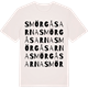 Vintage White t-shirt med Smörgåsarna ordlek t-shirt
