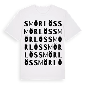 Smörlös ordlek t-shirt – ekologisk bomull t-shirt från Pinshirt