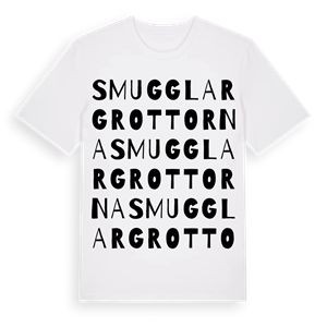 Smugglargrottorna ordlek t-shirt – ekologisk bomull t-shirt från Pinshirt