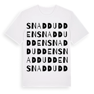 Snaddudden ordlek t-shirt – ekologisk bomull t-shirt från Pinshirt