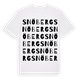 White t-shirt med Snöberg ordlek t-shirt