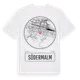 White t-shirt med Södermalm t-shirt