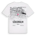 Södermalm karta t-shirt