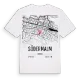 Södermalm karta t-shirt