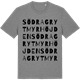 Mid Heather Gray t-shirt med Södra Grytmyrhöjden ordlek t-shirt