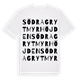 Södra Grytmyrhöjden ordlek t-shirt
