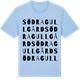 Blue Soul t-shirt med Södra Gullgård ordlek t-shirt