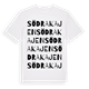 Södra kajen ordlek t-shirt