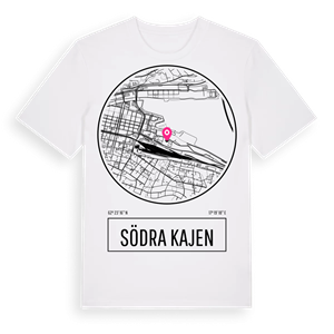 Södra kajen t-shirt – ekologisk bomull t-shirt från Pinshirt