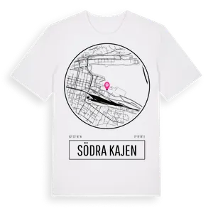Södra Kajen t-shirt – ekologisk bomull t-shirt från Pinshirt