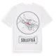 White t-shirt med Sollefteå t-shirt